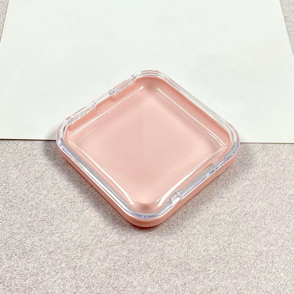 10Pcs Press On Nail Storage Box Small False Nail Packaging Box Pink