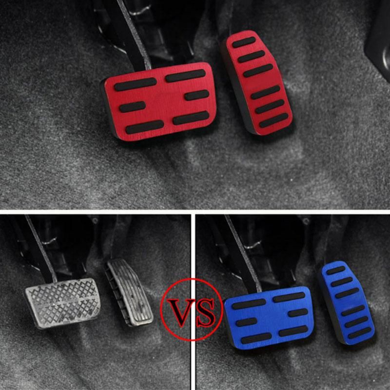 My good car 2Pcs/Set AT Car Pedals  Auto Brake Gas Pedal Protector Cover for Honda Fit Jazz 2011 -  Accessories