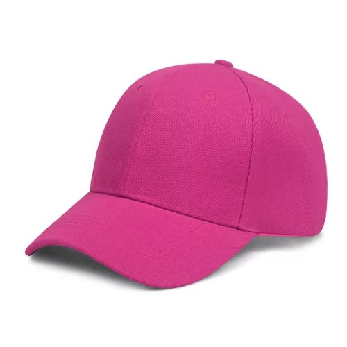 Plain Face Cap -Pink