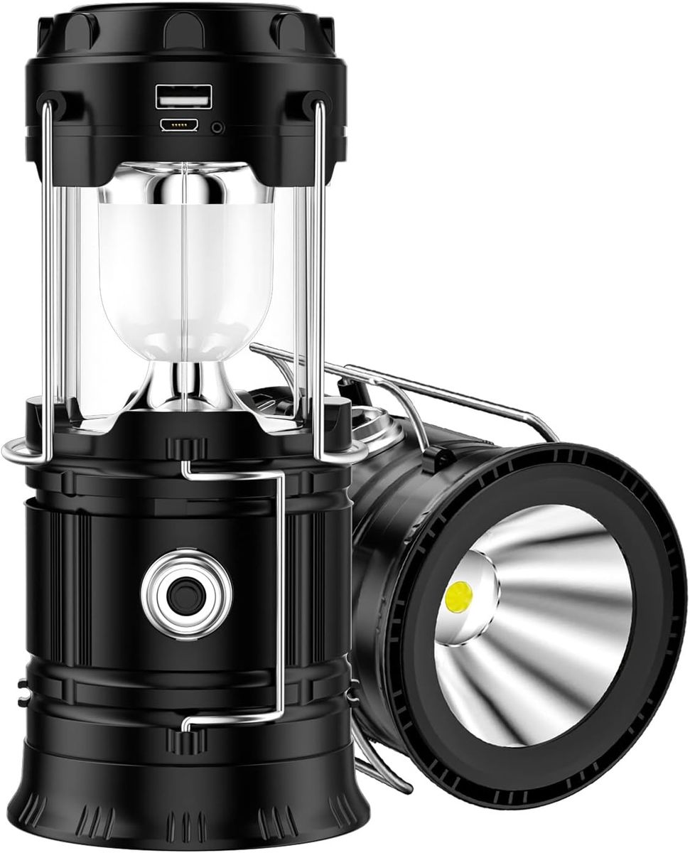 Rechargeable LED Camping Lantern USB COB Lantern Flashlight