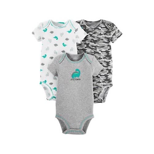 Child Of Mine Baby Boys' Bodysuits - Pack of 3