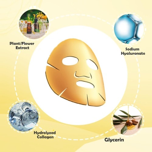Gold Crystal Gel Collagen Facial Masks
