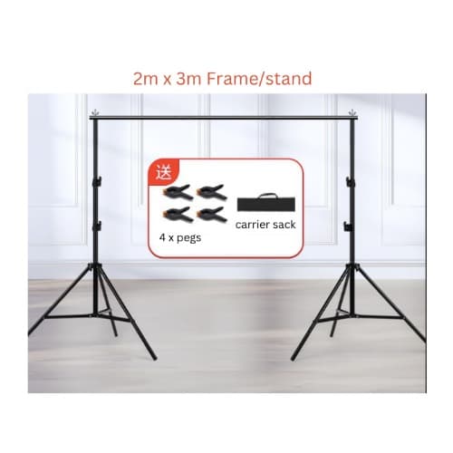 2 X 3 Meter Photo Background Backdrop  Stand