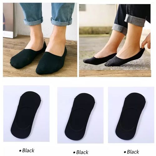 3 PAIR SNEAKERS LOAFERS FASHION INVISIBLE SOCKS No