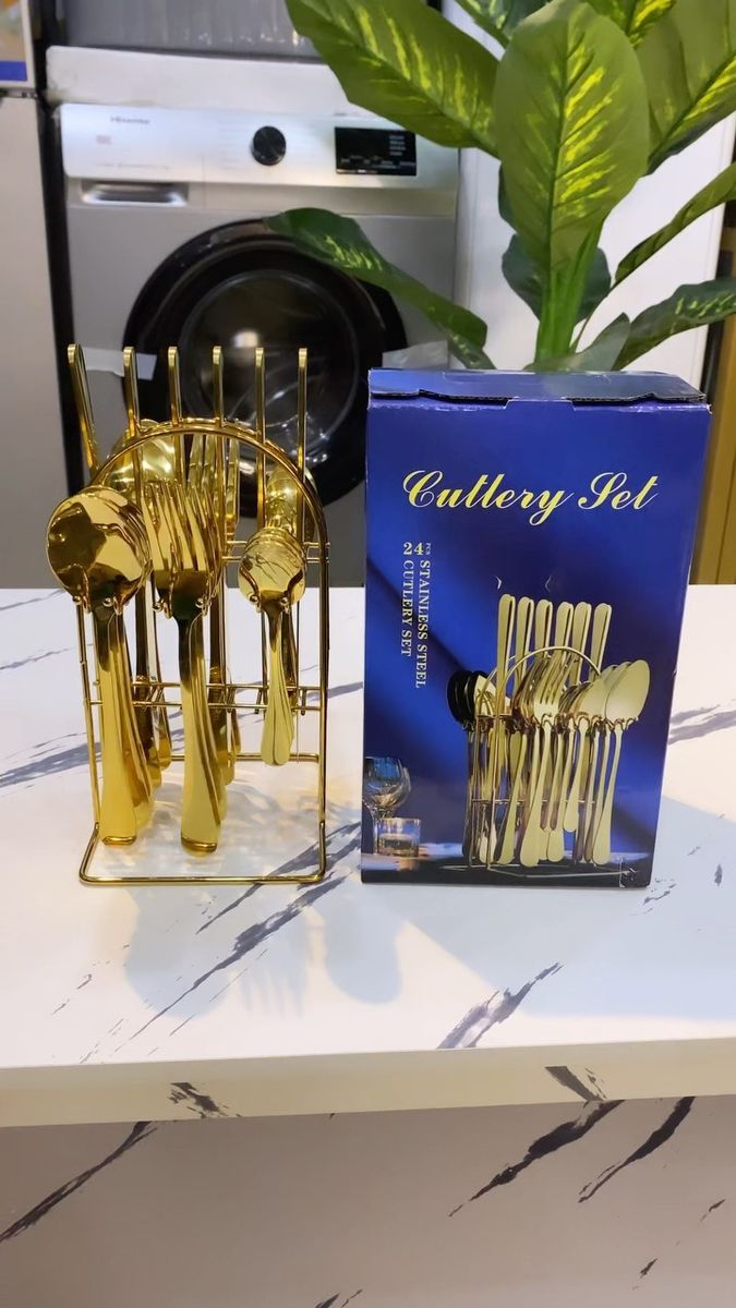 24 Pcs Stainless Steel Cutlery Set