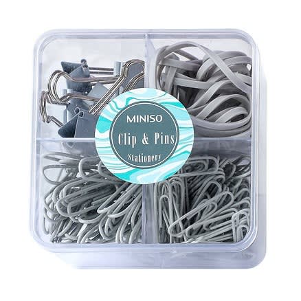 Office Supplies Set- Grey