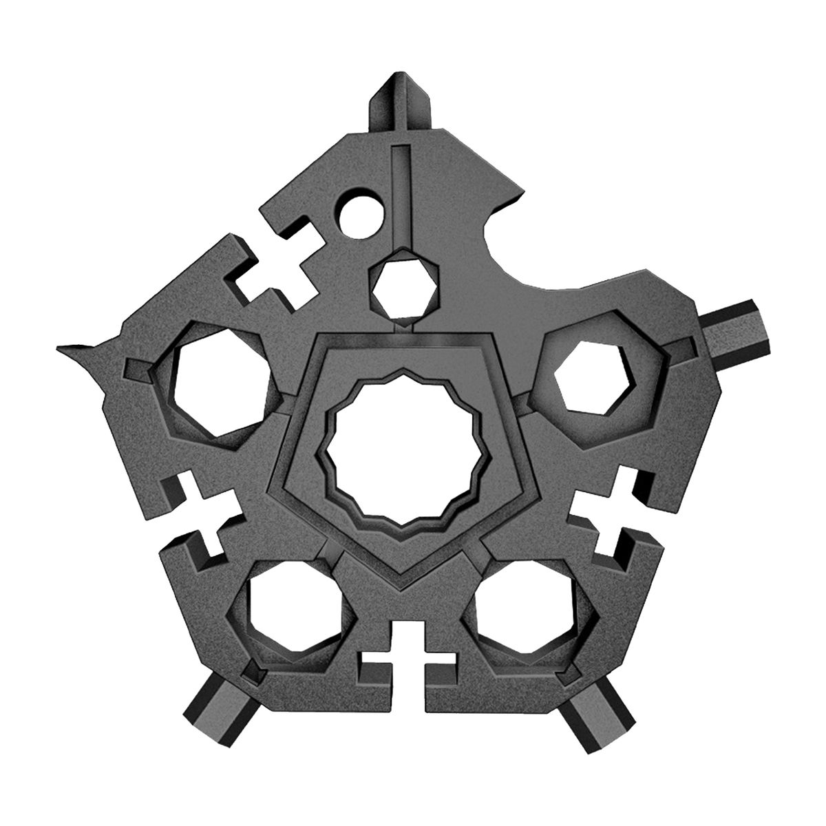 23 In 1 Snow-flake Multi-Tool Pentagonal Snowflake Wrench