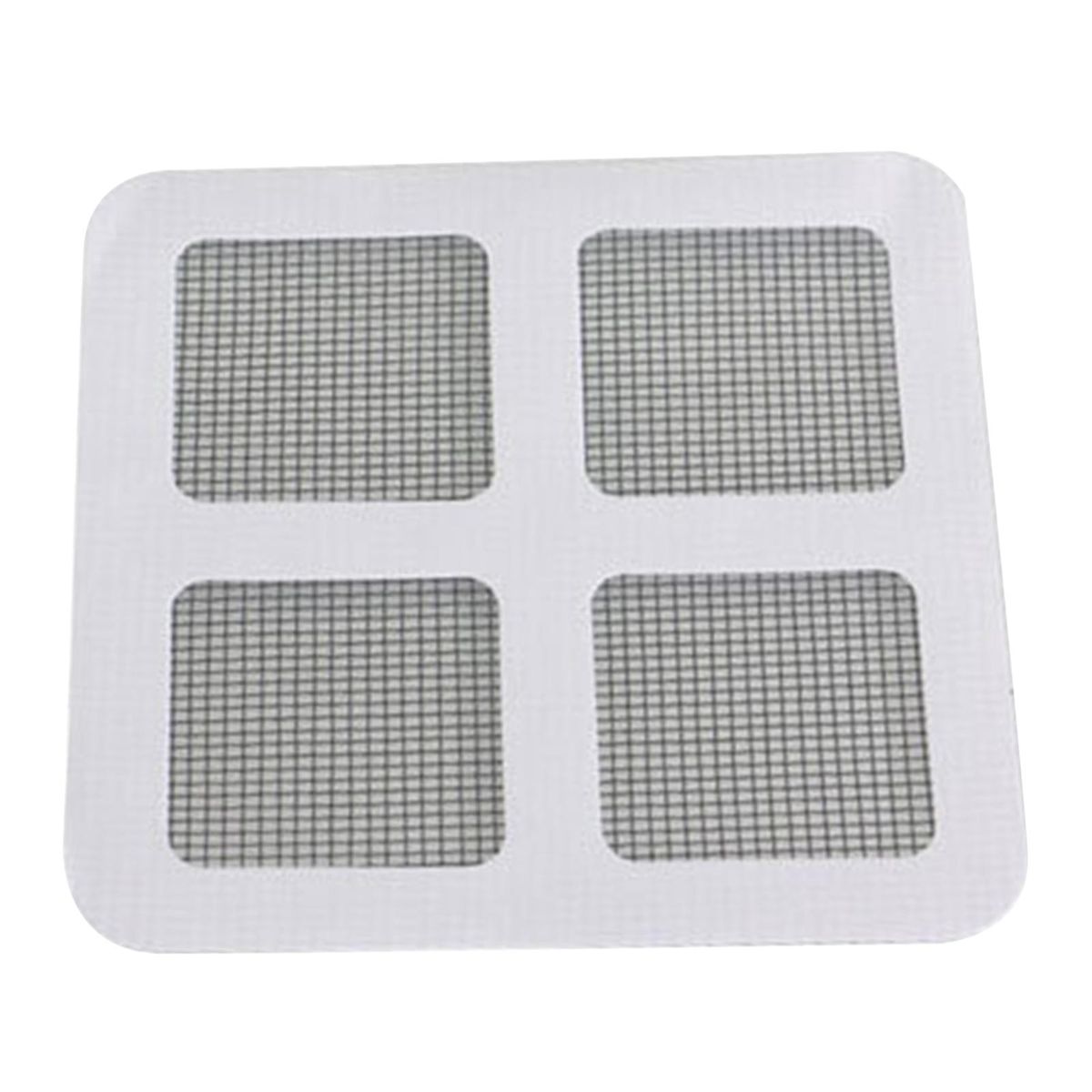 10PCS Window Screen Repair Kit Tape 4 x 4 Inch Strong Adhesive Waterproof Cover Mesh Sticky Wires Patches for Door Window Screen Covering up Holes DIY Repairment