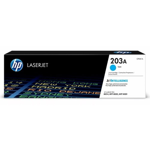 Hp 203a Cyan Original Laserjet Toner Cartridge - (cf541a)