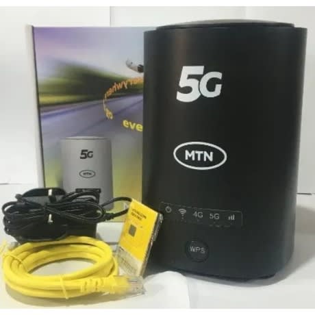 Mtn 5gb Broadband  Router With 100gig Bonus Data 4lens And Telephone Port