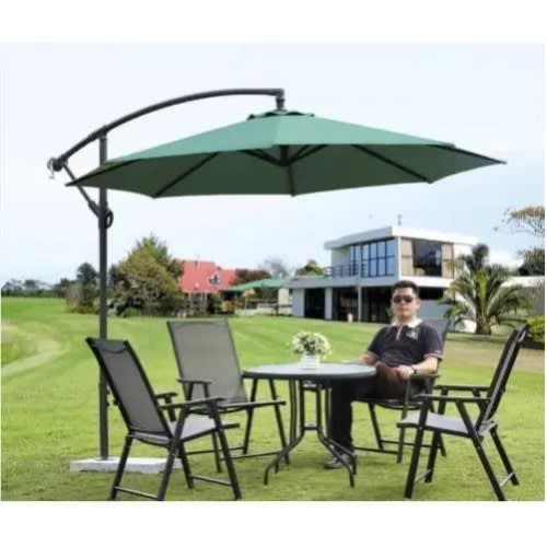 Outdoors Canopy Umbrella Parasol- Green