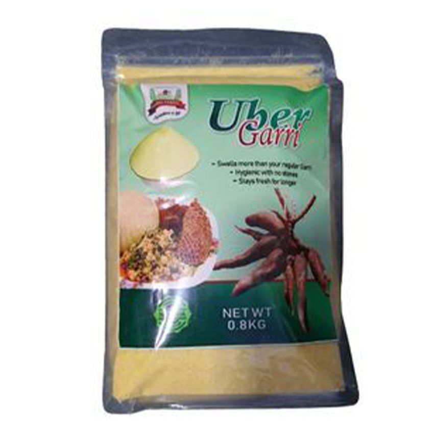 Garri- Dry, Crunchy And Yellow Cassava Grits 0.8Kg