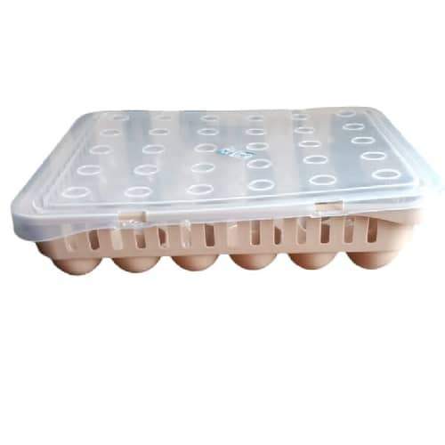 1pcs Egg Crate With Cover - Plastic