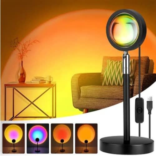Colourful USB Projection Sunset Lamp