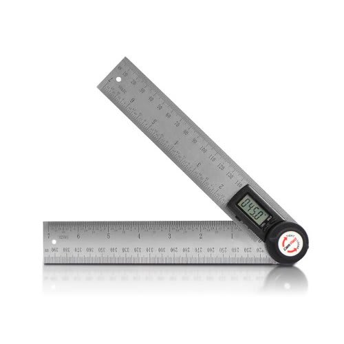 Digital Angle Finder 7-Inch Protractor (200mm Stainless Steel Angle Finder Ruler)