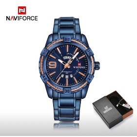 Men's Business Sports Stainless Steel Watch - Blue