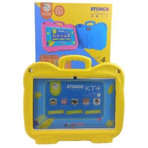 Kt4 Kids Tablet Pc With Free Gifts - 7" - 128GB ROM - 6GB RAM - Wifi - 4000mAh - Yellow
