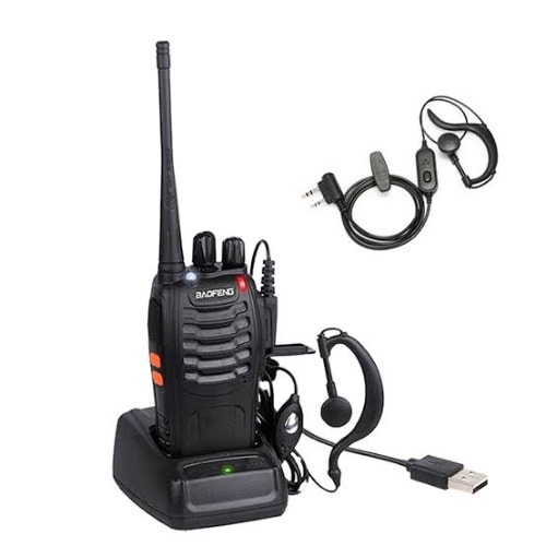Baofeng Walkie Talkie With Earpiece - 1piece