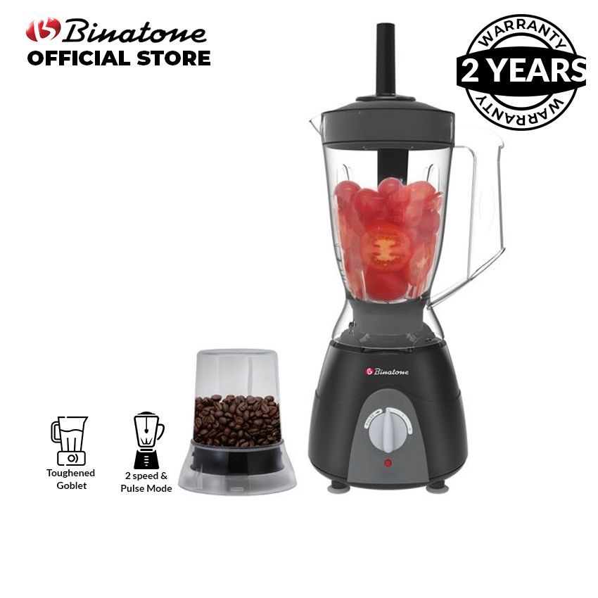 1.5 Litres (BLG-403) Blender With Stirring Stick - Black
