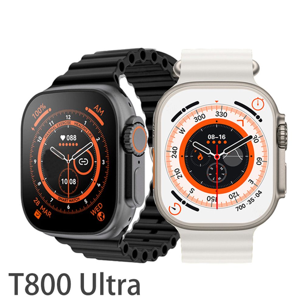 【Free Gift】！S8 T800 Smart Watch Bluetooth Calling Heart Rate Blood Pressure Blood Oxygen Monitoring Information Reminder