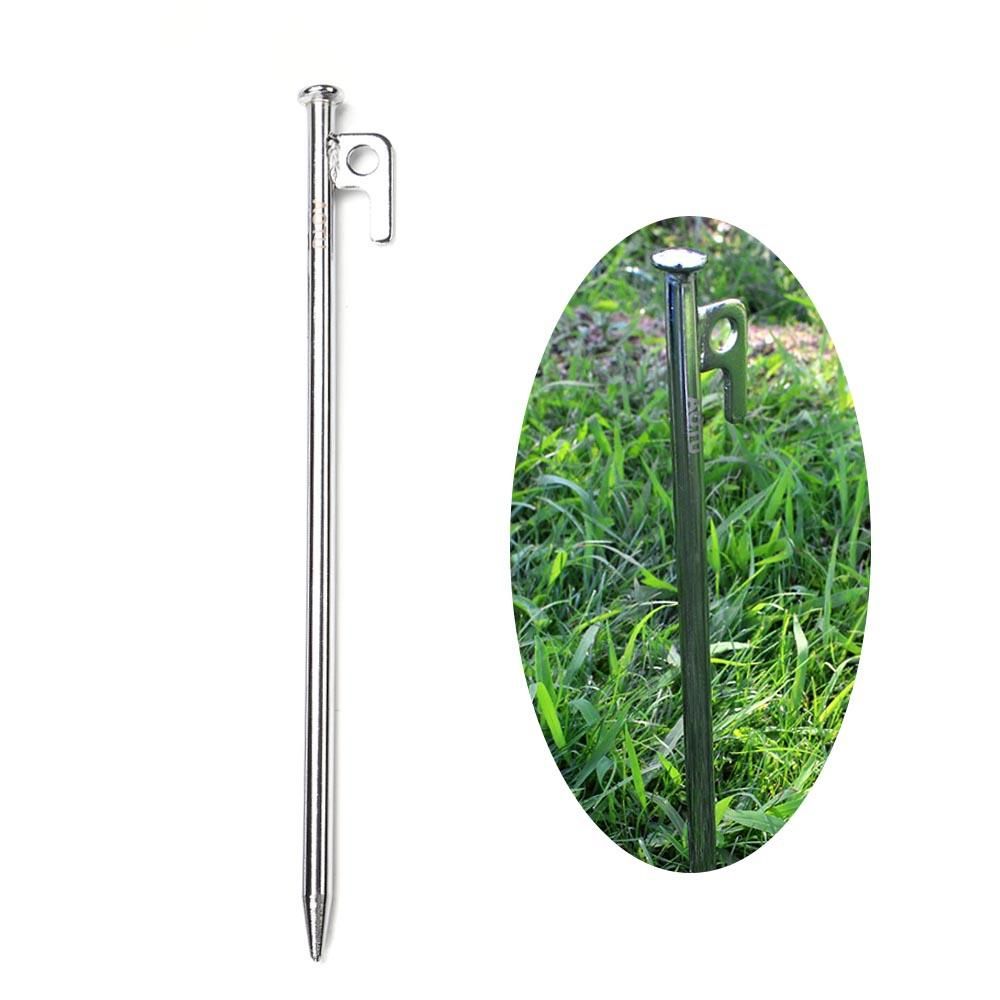 1Pc Outdoor High Strength Steel Tent Peg Camping Tent Tarp Canopy Stake Nail