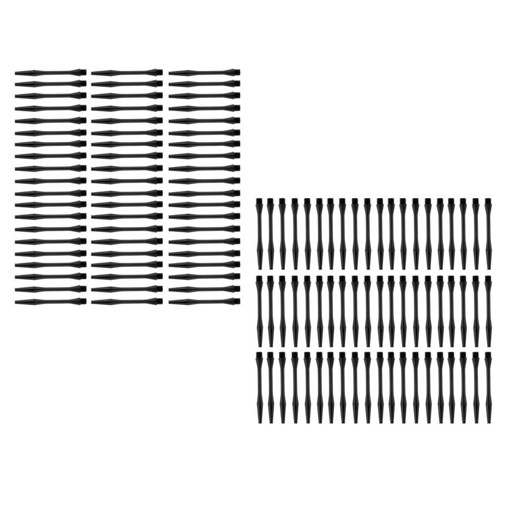 120 Pcs Plastic 54mm 2BA Anodised ReGrooved Dart Stems  Shafts Diam