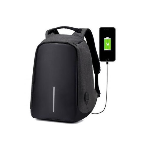 Anti Theft Security Travel Backpack & Laptop Bag With Usb Charging Port -bobby 1-stripe -