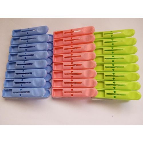 72 Piece Plastic Pegs - Multicolour