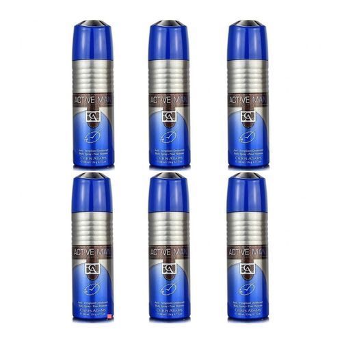 6 Pieces Active Man Body Spray!!
