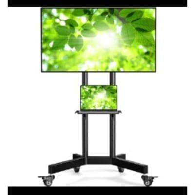 Heavy Duty Tv Stand With Trolley- "55-90" Tv