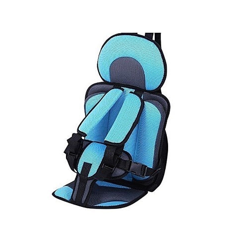 Comfortable Baby Safety Car Strap On Seat Belt - Sky Blue