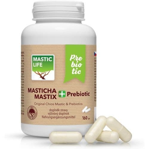 Mastic Chios Mastic Gum With Prebiotics - 160 Capsules