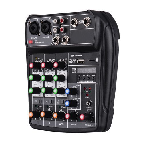 AI-4 Compact Mixing Console Digital Audio Mixer 4-Channel
