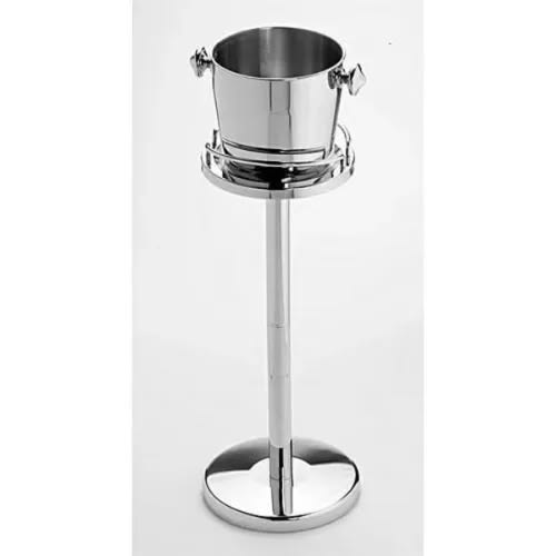 Stainless Steel Champagne And Ice Bucket With Stand - 4L