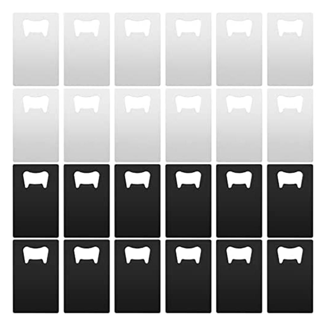 50 Pieces Credit Card Bottle Opener Poker Groomsmen Wallet