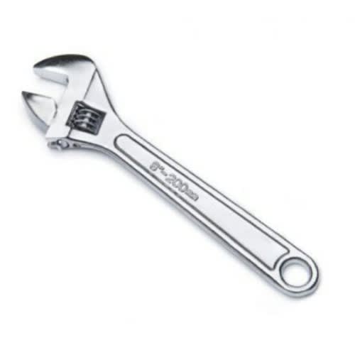 8" 300mm Chrome Plated Adjustable Spanner