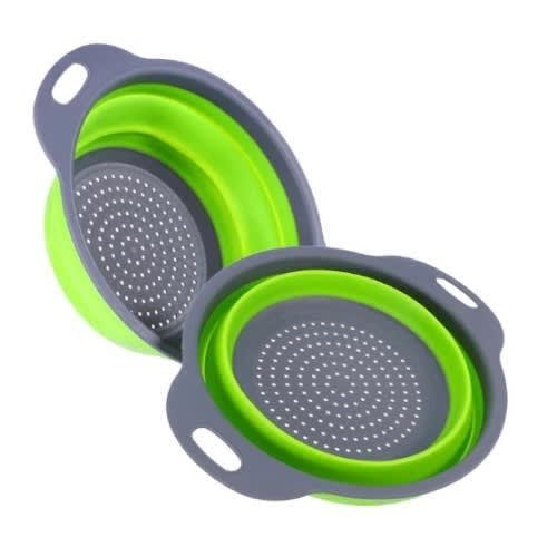 Collapsible Silicone Sieve Basket - 2pcs