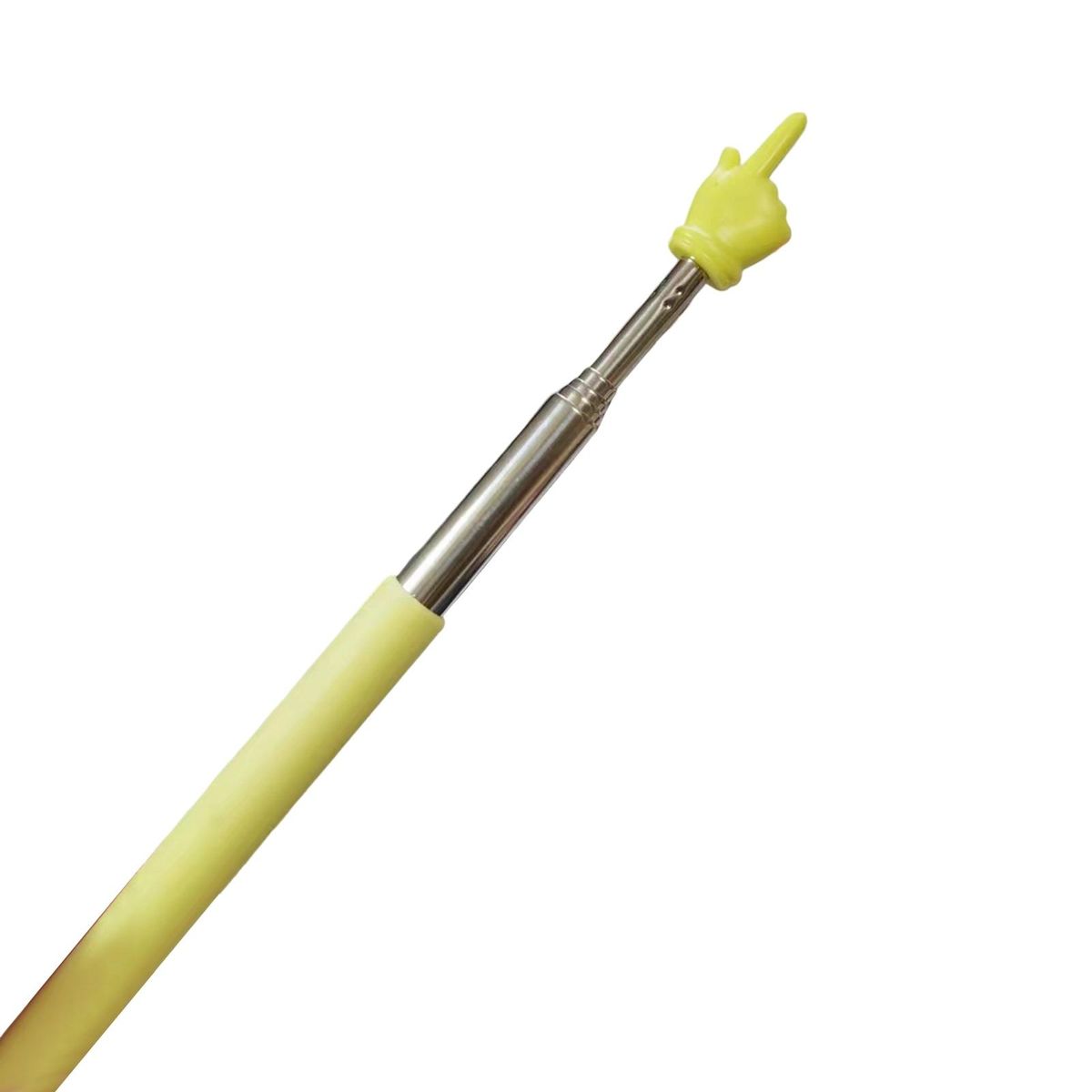 High-quality Metal Pointer Telescopic Handheld Presenter for Classroom Yellow