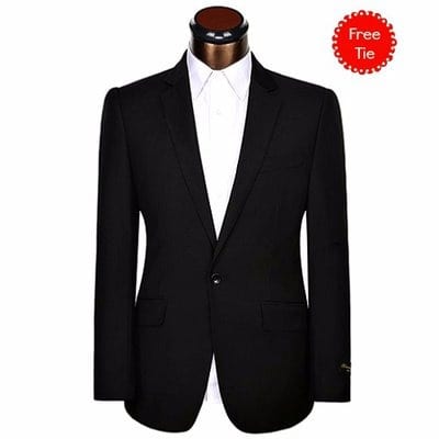 Smart Fitted Suit | Black