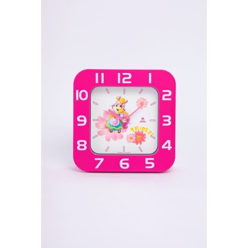 Linea Paggio Animal Print Shirley Clock 20 H X 20 L X 5.5 W Cm - Pink