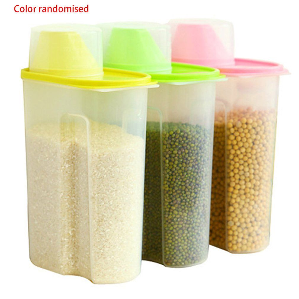 OR Kitchen Storage Box Food Storage Container Plastic Transparent Grain Tank