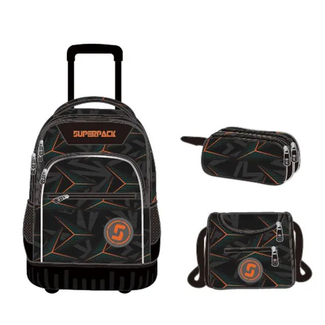 Quality 3-in-1 Compact Trolley School Bag