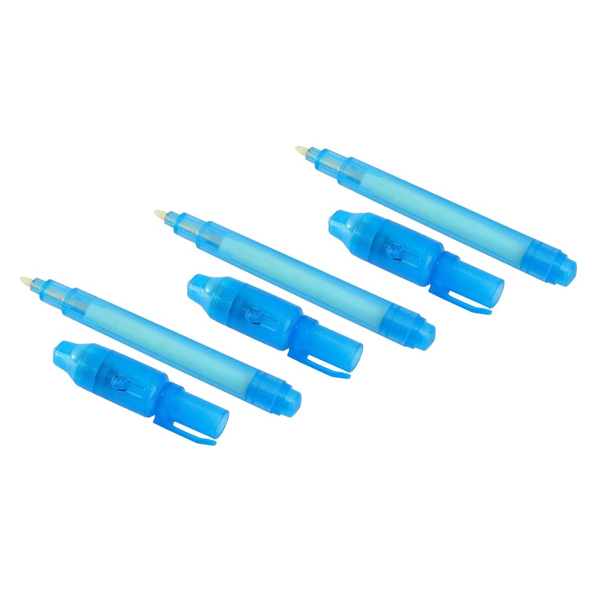 3Pcs Invisible Ink Pens UV Light Highlighter Marker For Paiting