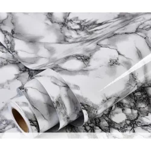 Marble Adhesive Sticker Water And Oil Proof -60cm X 5cm