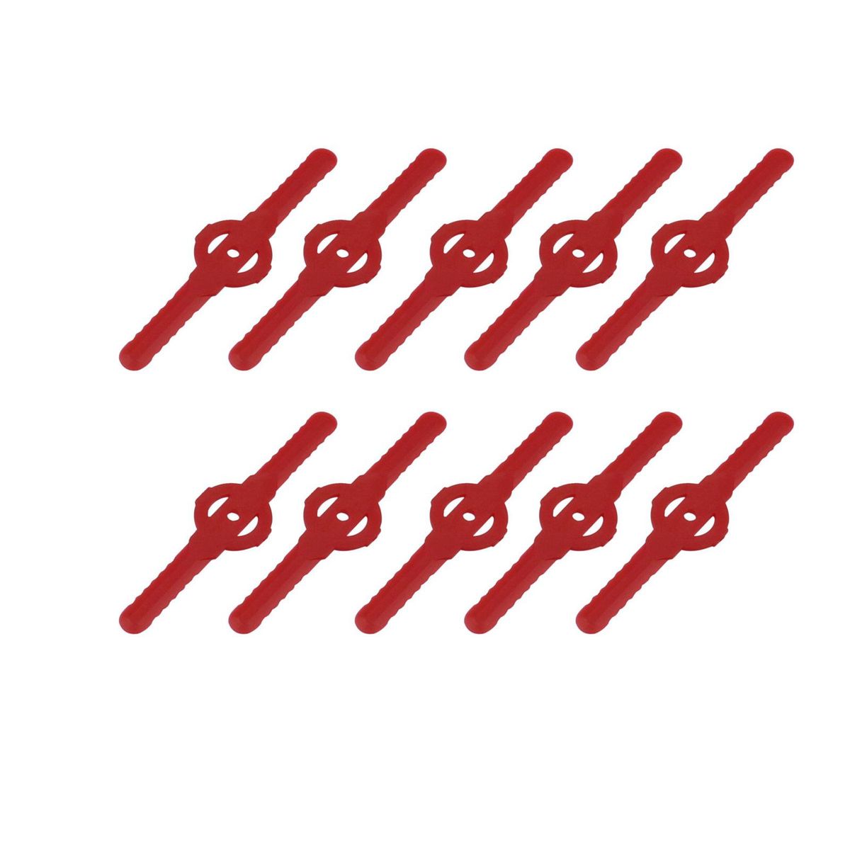 10 Pcs Grass Cutting Head Blades Professional Lawn Trimmer Blades Red