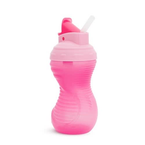 Munchkin Mighty Grip Flip Straw Sippy Cup 10oz - Pink - FST