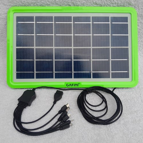 Cafini Cn-ty7500 (n) Direct Phone Charger Solar Panel - 10W - 6v - Green
