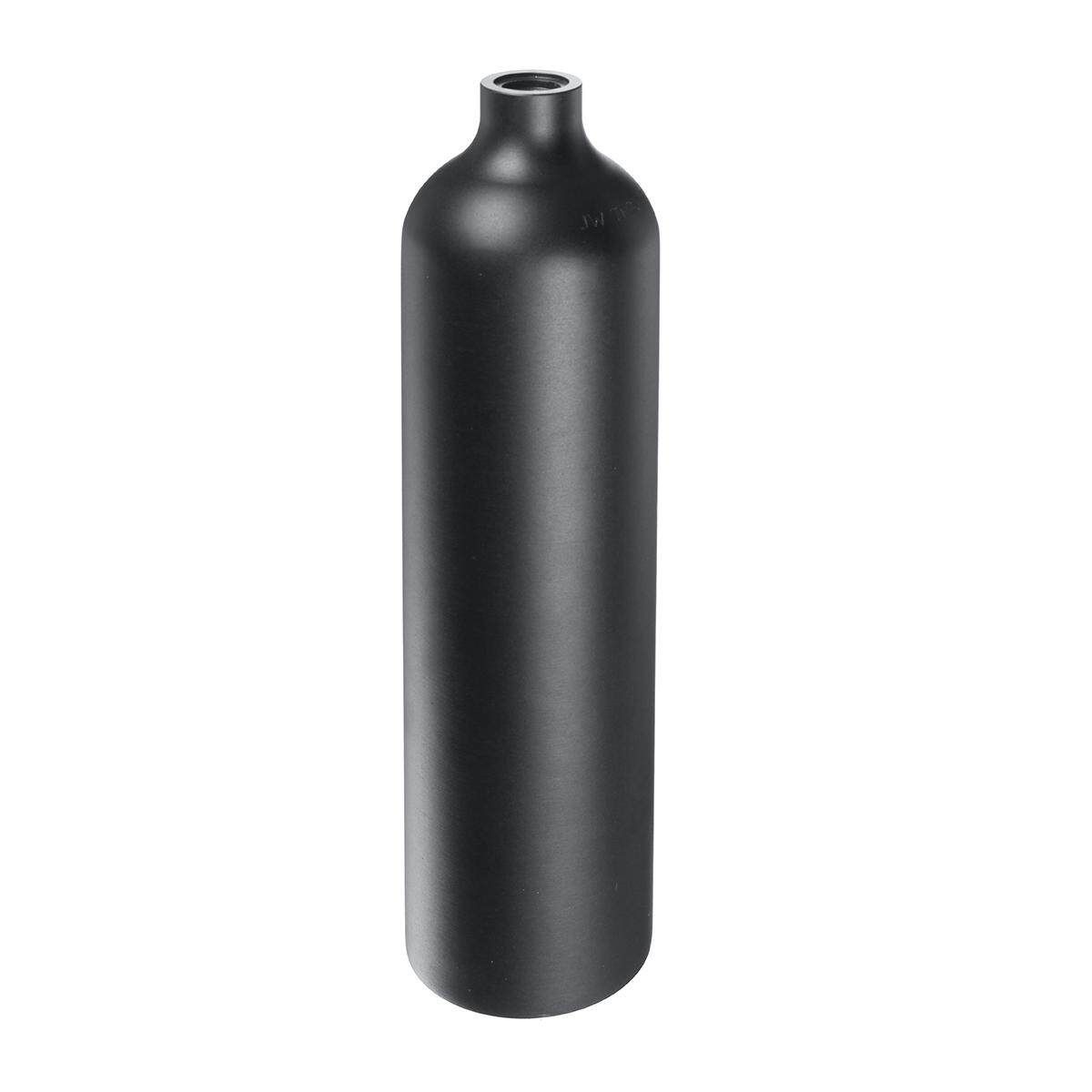 1L Portable Scuba Diving Air Tank Oxygen Cylinder Bottle Swim Underwater Breath 1L Black Oxygen Cylinder
