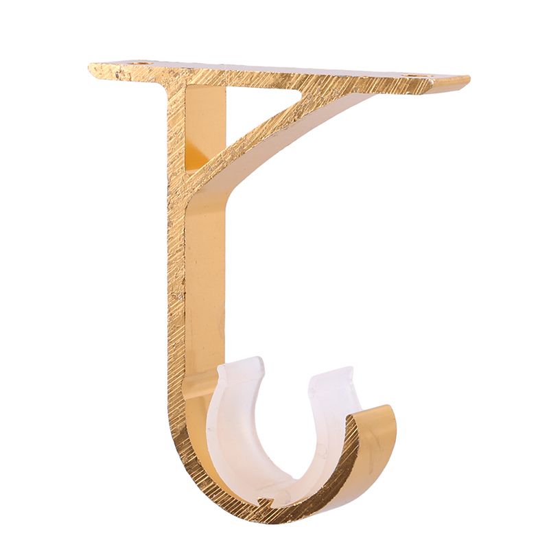 Drapery Bracket Fit Drape Rods Curtain Fixed Holder Modern