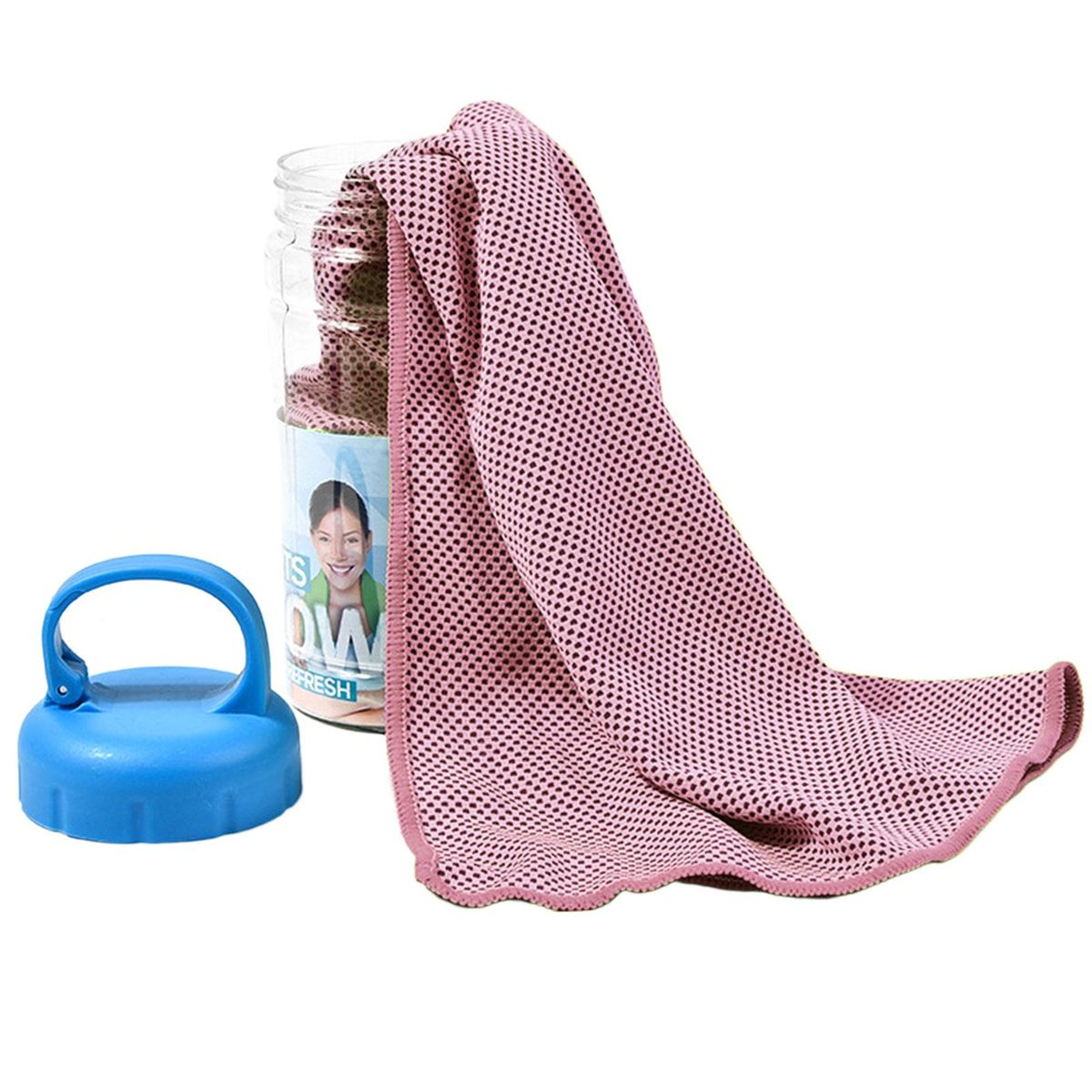 Fine Fibre Outdoor Sport Towel Soft Ventilation Wateruptake Quick Drying Heatstroke Prevention Sport Towel